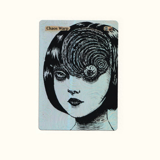 Foil Chaos Warp alter: Junji Ito Uzumaki