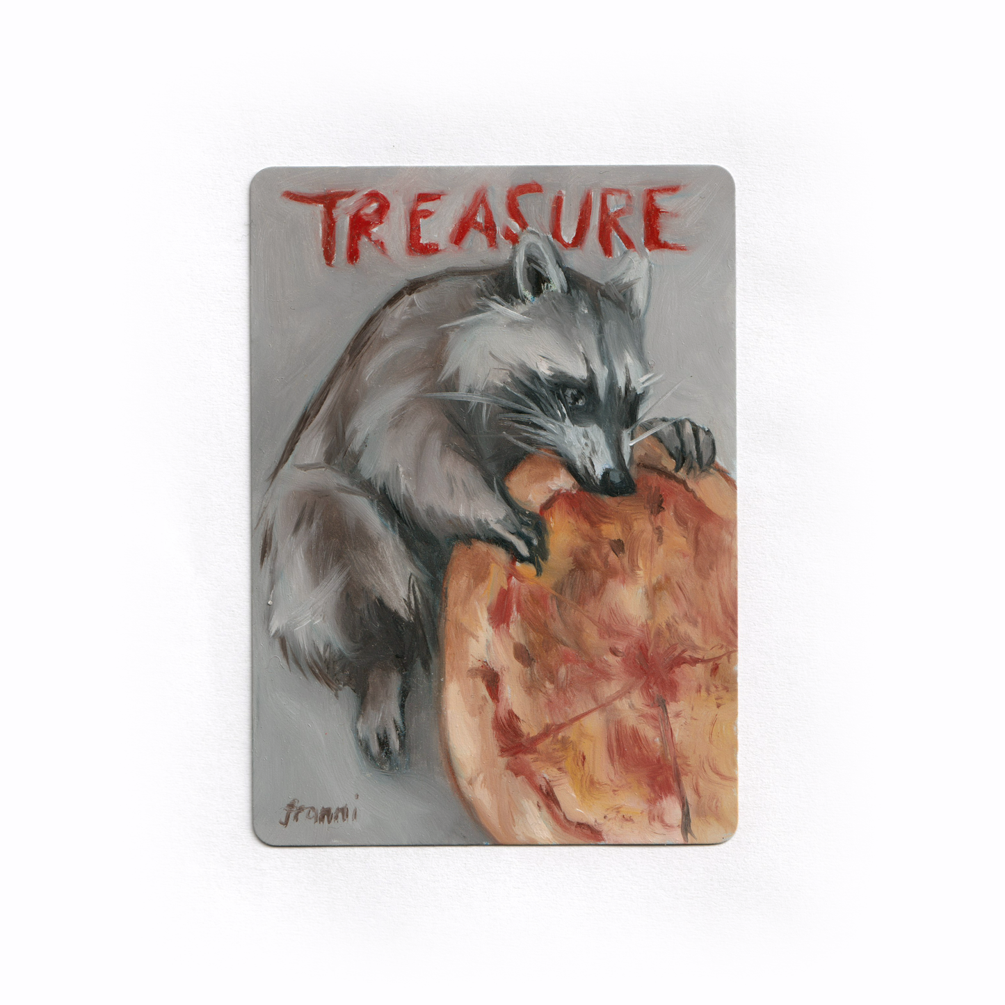 Sketchy treasure token: Racoon pizza