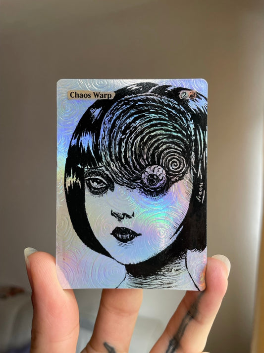 Foil Chaos Warp alter: Junji Ito Uzumaki