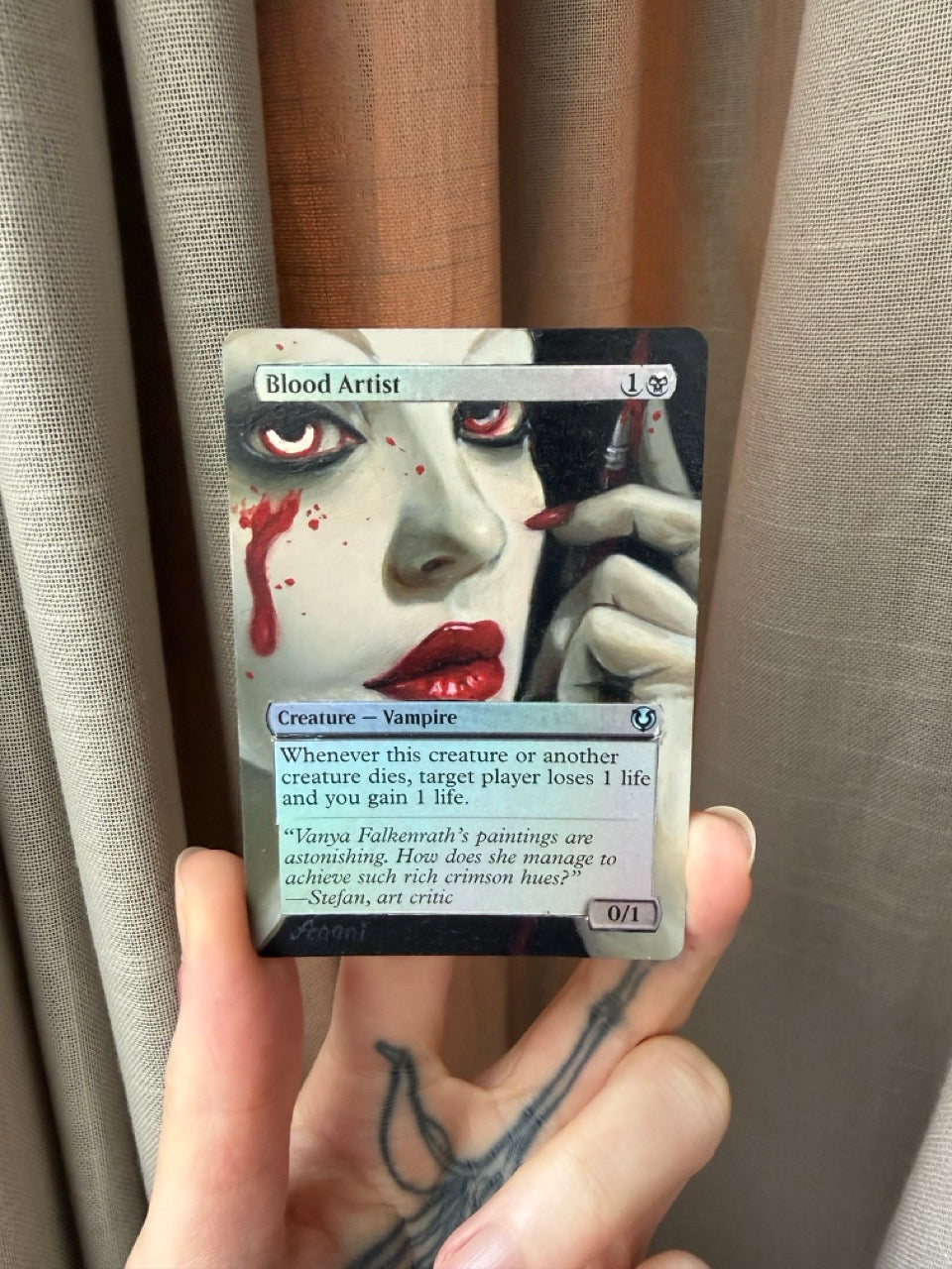 Foil Blood Artist: custom Vampir Design